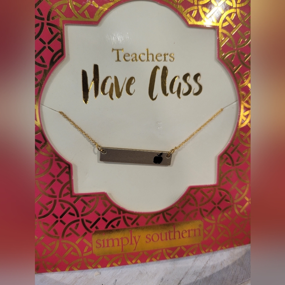 Simply southern teacher necklace - Picture 2 of 2